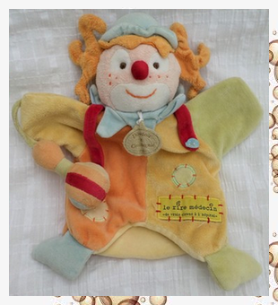 Doudou Marionnette Clown Rire M Decin Doudou Et Compagnie