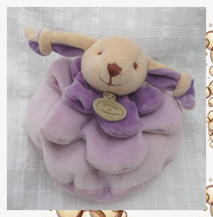 Doudou Lapin Mauve Violet Carambole Doudou Et Compagnie